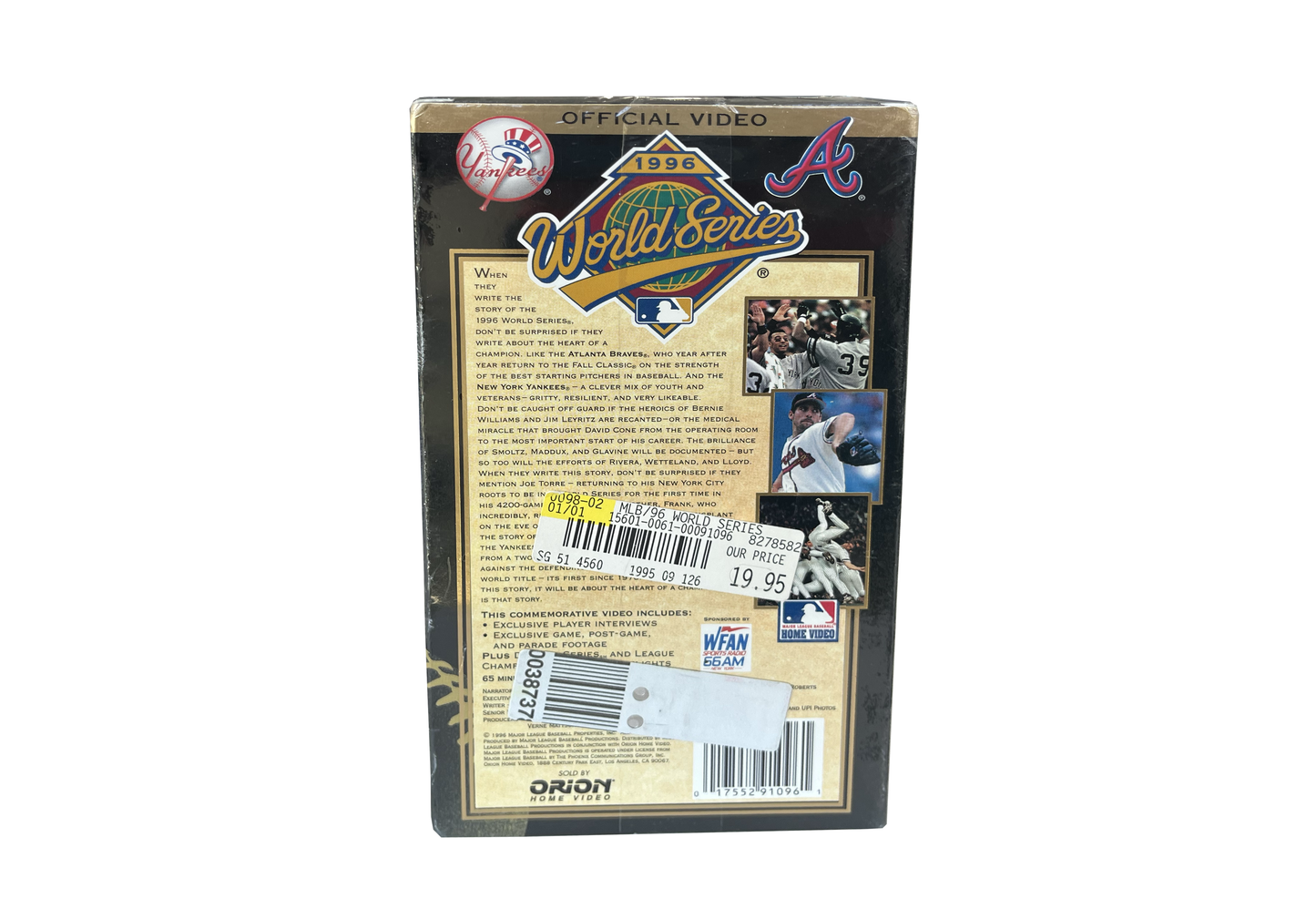 Vintage '96 WS VHS Yankees V Atlanta